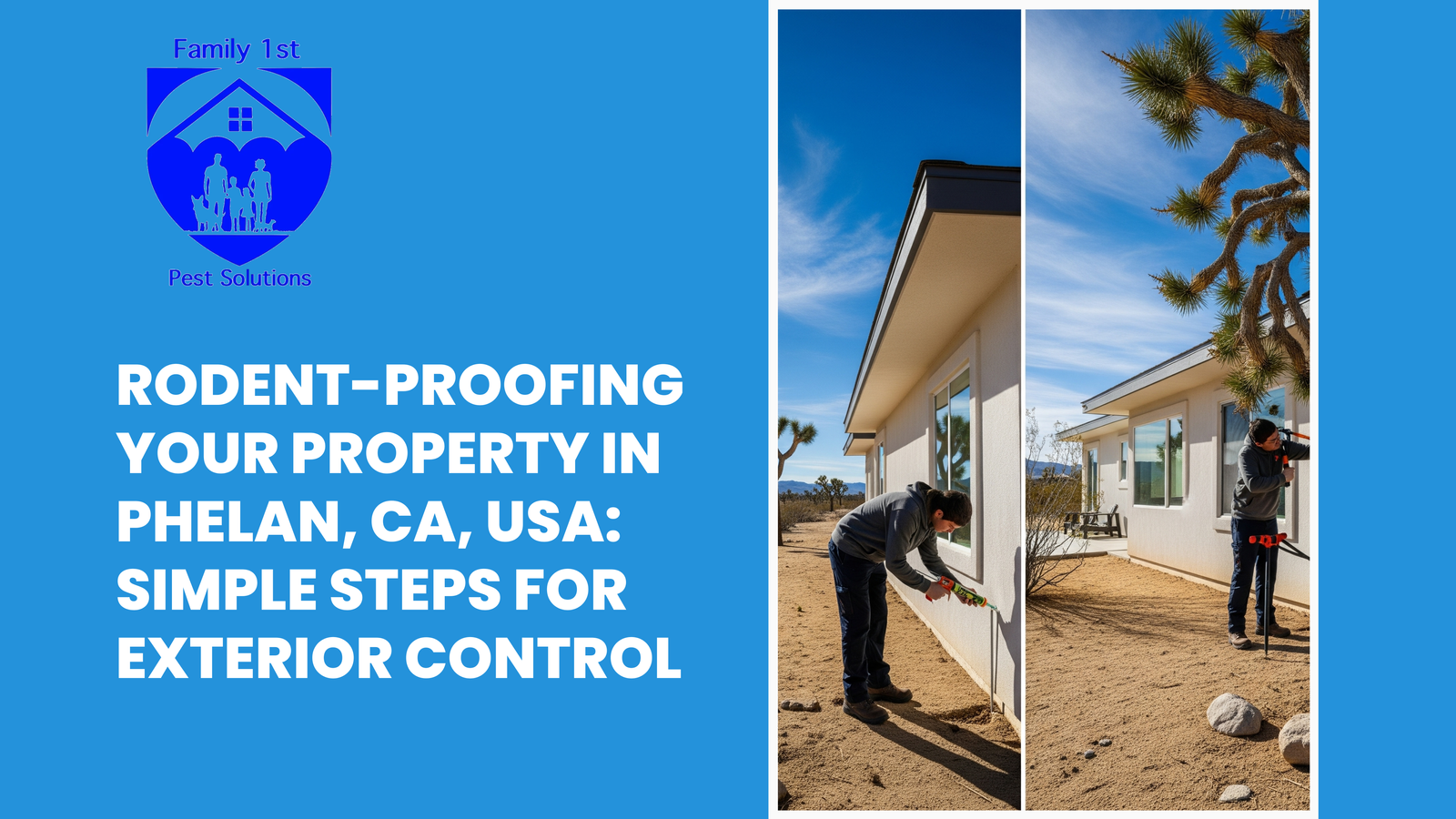Rodent-Proofing Your Property in Phelan, CA, USA: Simple Steps for Exterior Control