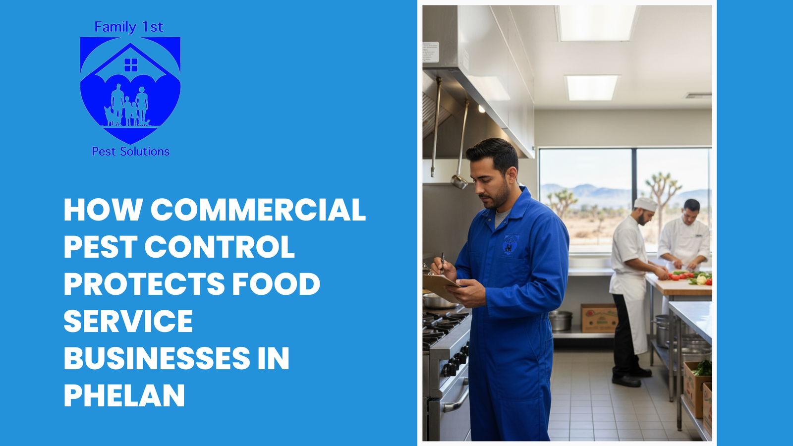 How Commercial Pest Control Protects Food Service Businesses in Phelan