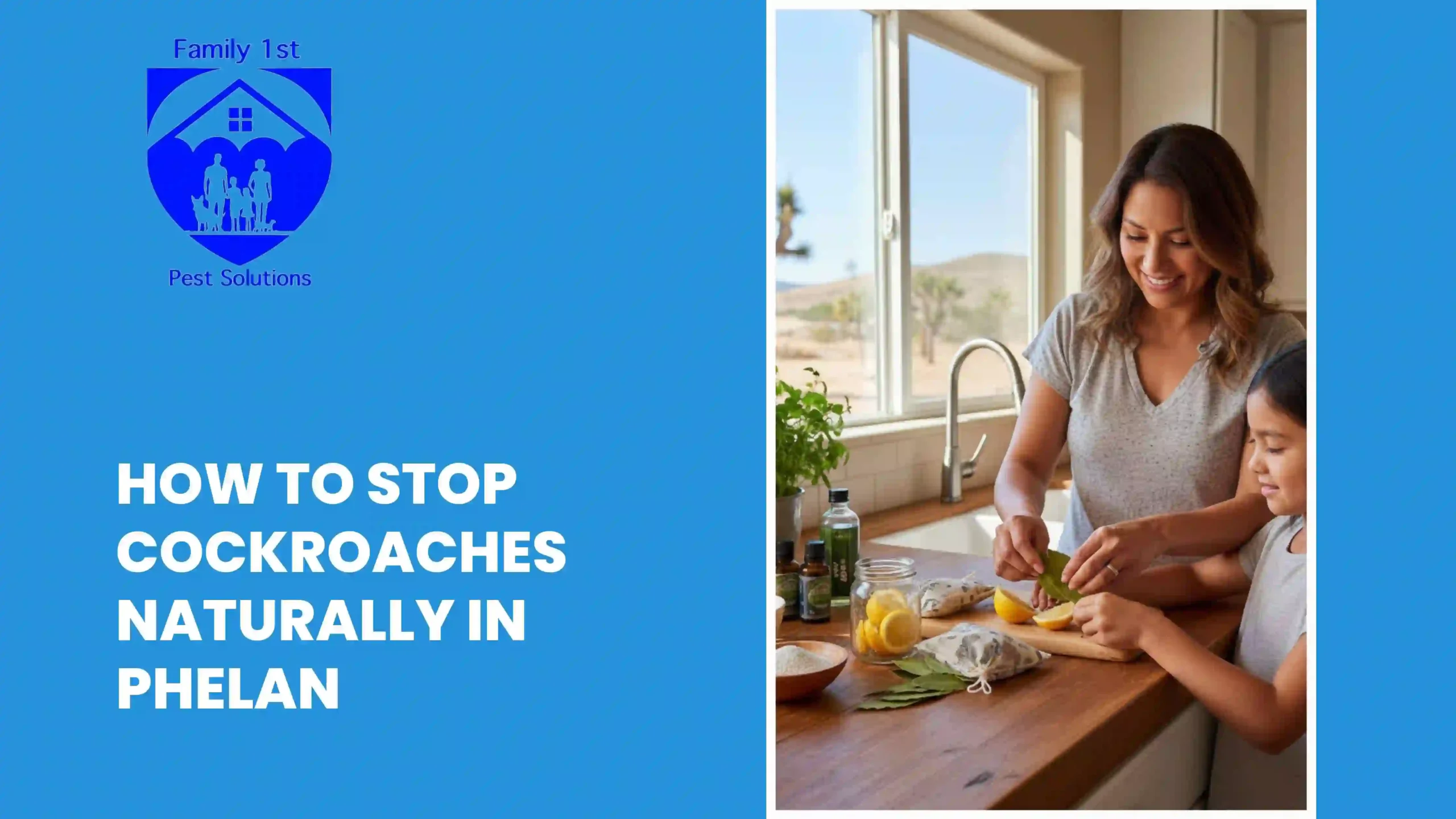 How to Stop Cockroaches Naturally in Phelan