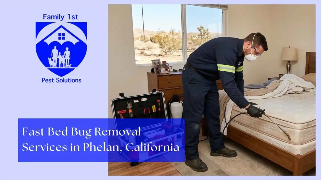 Fast Bed Bug Removal Services in Phelan, California