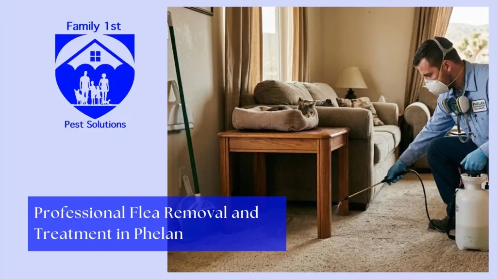 Professional Flea Removal and Treatment in Phelan