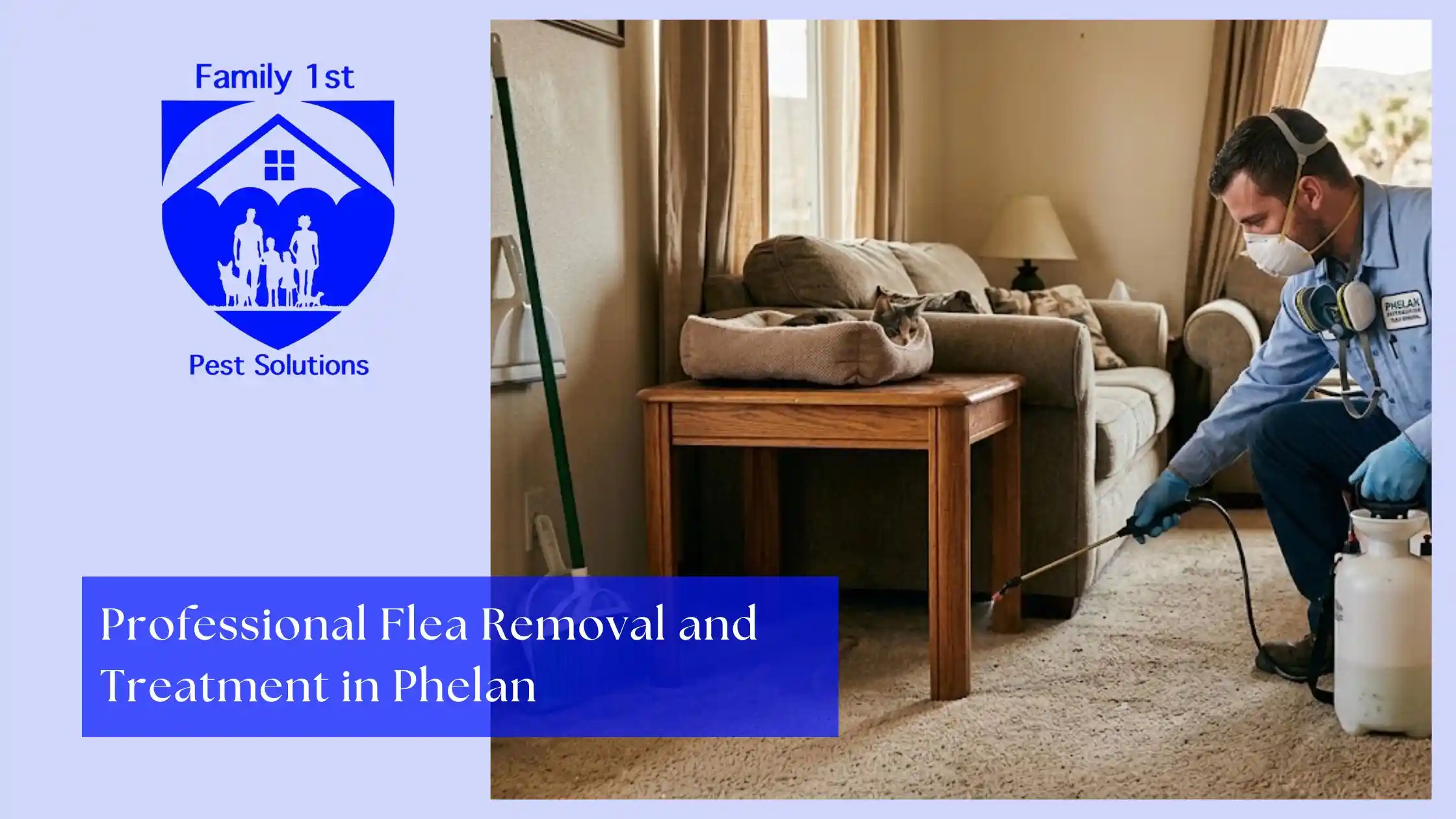 Professional Flea Removal and Treatment in Phelan