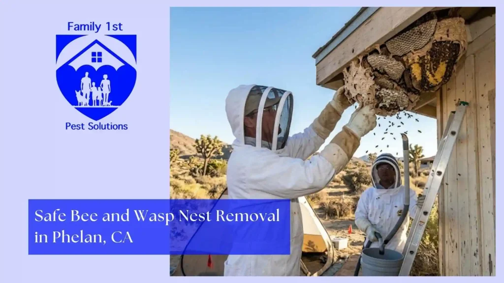 Safe Bee and Wasp Nest Removal in Phelan, CA